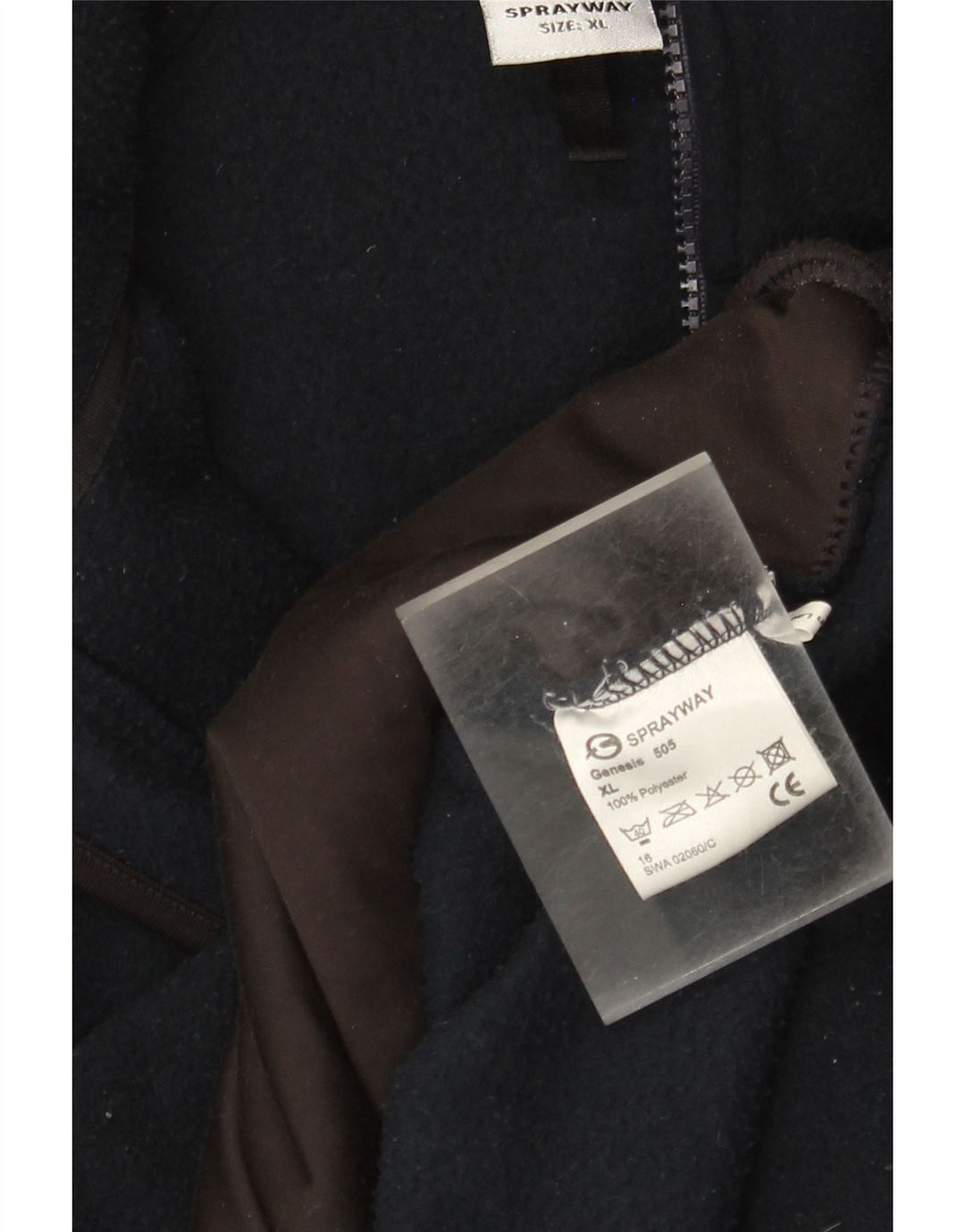 Giacca in pile da uomo Sprayway UK 42 XL Poliestere blu navy