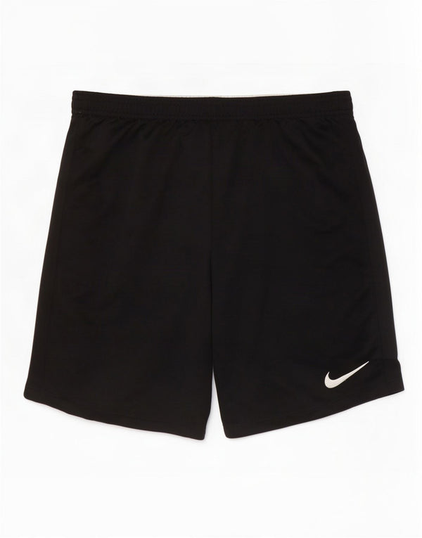 Pantaloncini sportivi Nike da ragazzo Dri Fit 10-11 anni medio poliestere nero