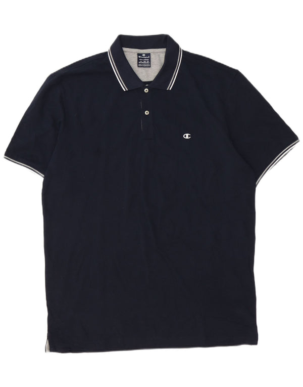 Polo da uomo Champion 2XL cotone blu navy
