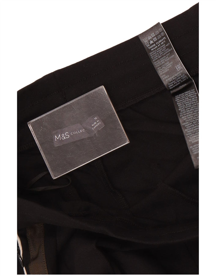 Pantaloni da tuta da donna Marks & Spencer UK 12 Medium Black Colourblock