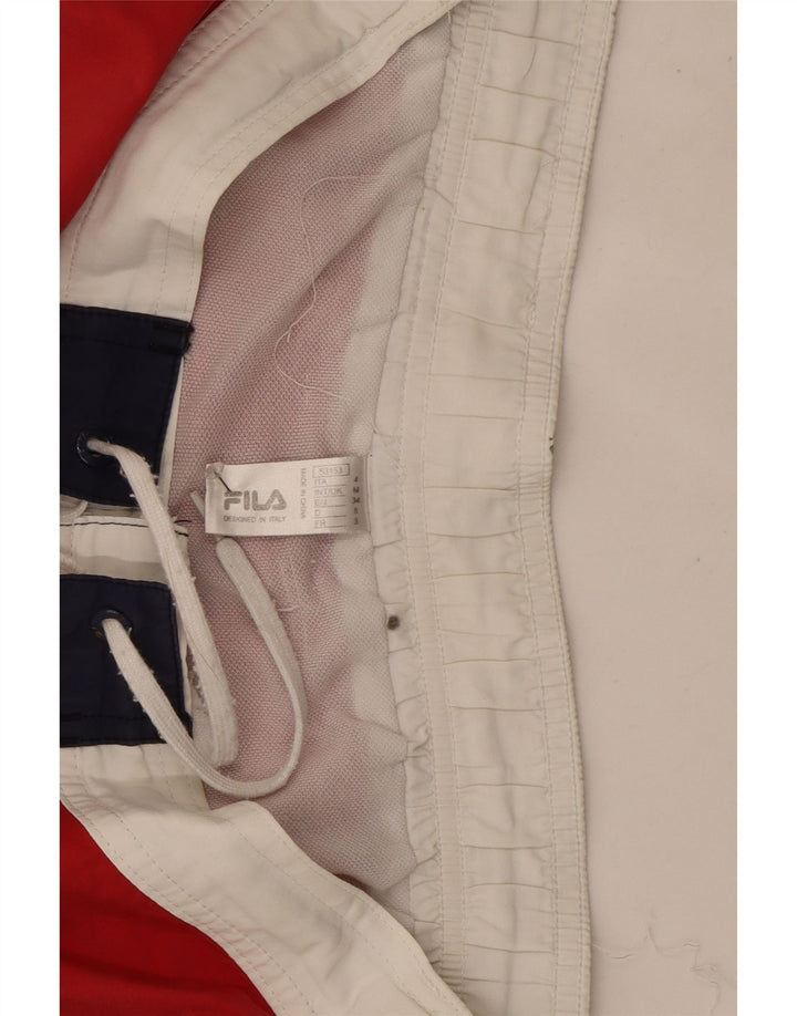 Pantaloncini da bagno da uomo Fila, poliestere color block medio multicolore