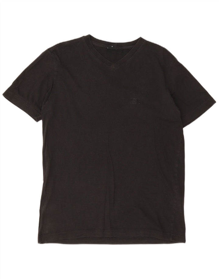 T-shirt da uomo HUGO BOSS Top Small in cotone nero