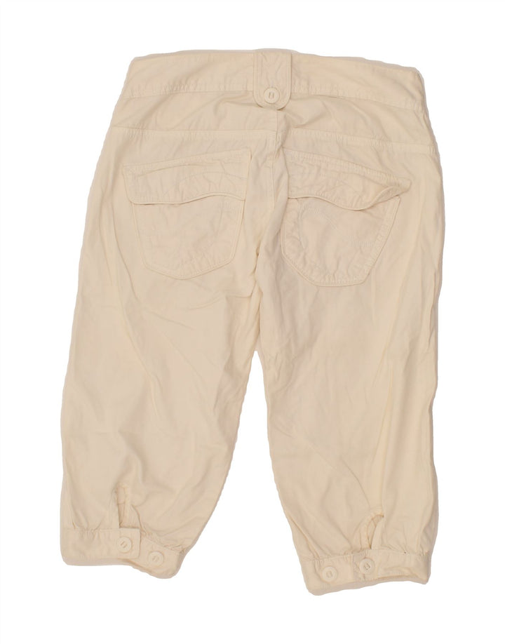 LEE Womens Bermuda Shorts W30 Medium Off White Vintage Lee and Second-Hand Lee from Messina Hembry 