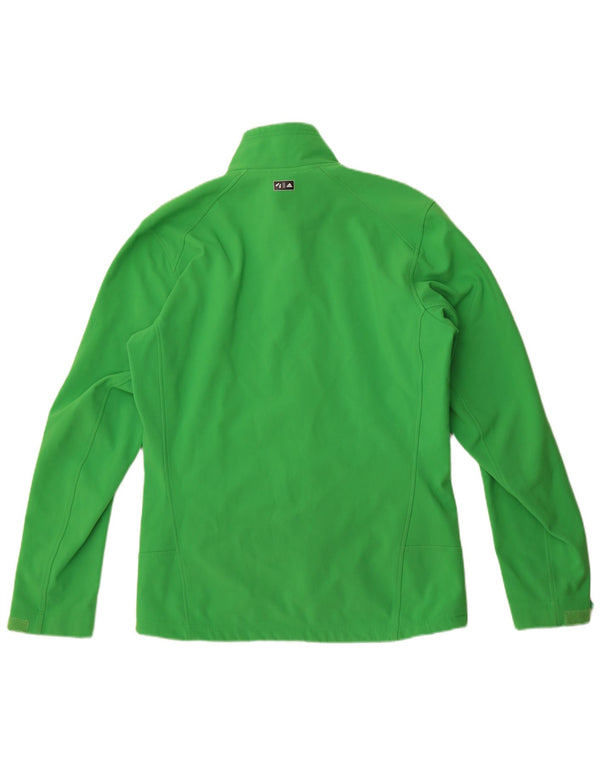 Giacca da tuta da uomo Adidas UK 40/42 Poliestere verde medio