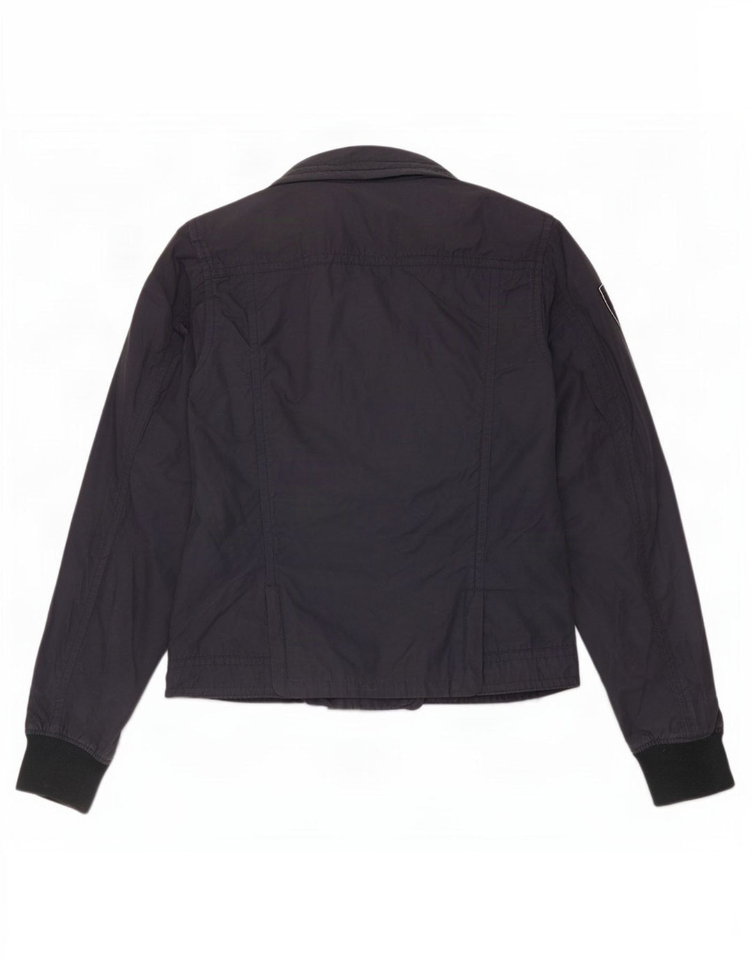 Giubbotto bomber da donna Playlife UK 16 grande cotone blu navy