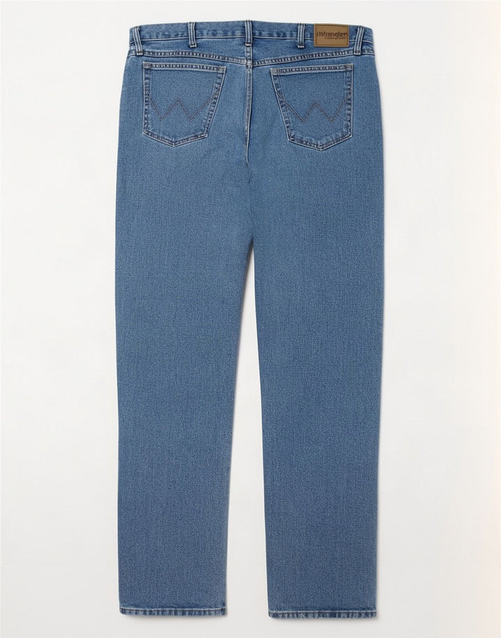 Jeans dritti da uomo Wrangler W36 L36 cotone blu