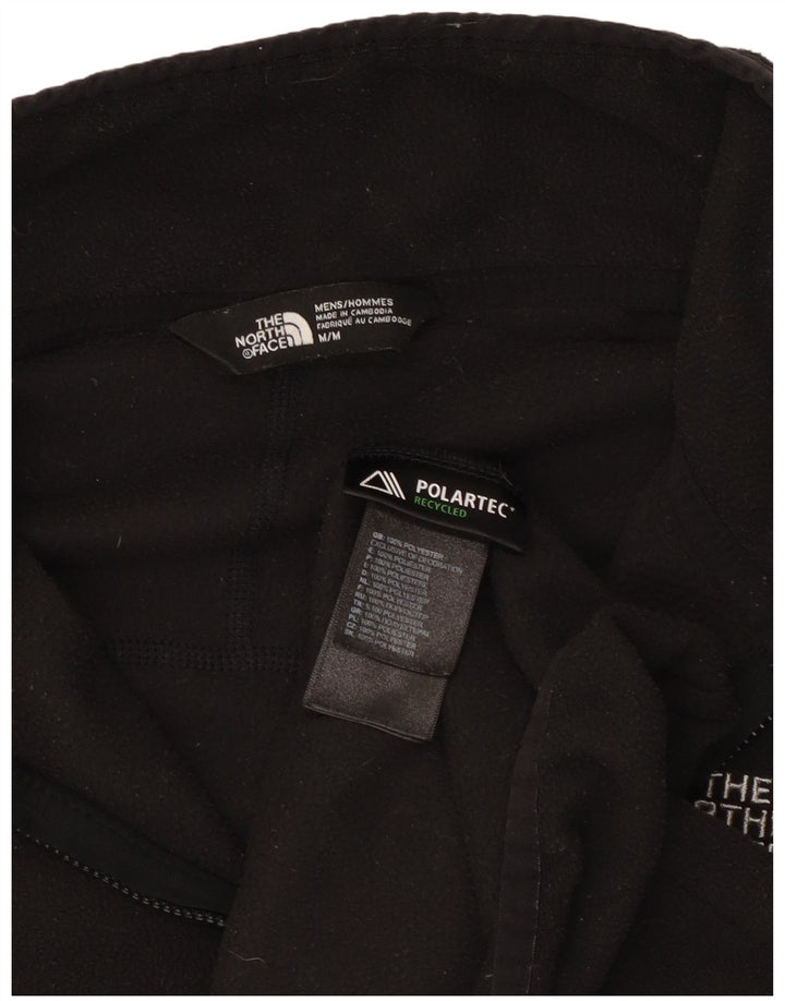 Maglione in pile da uomo The North Face con zip e collo in poliestere nero medio