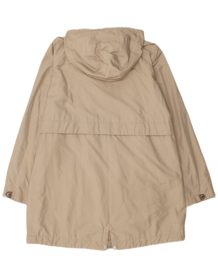 Impermeabile con cappuccio da donna Gerry Weber UK 14 Large Beige Poliestere