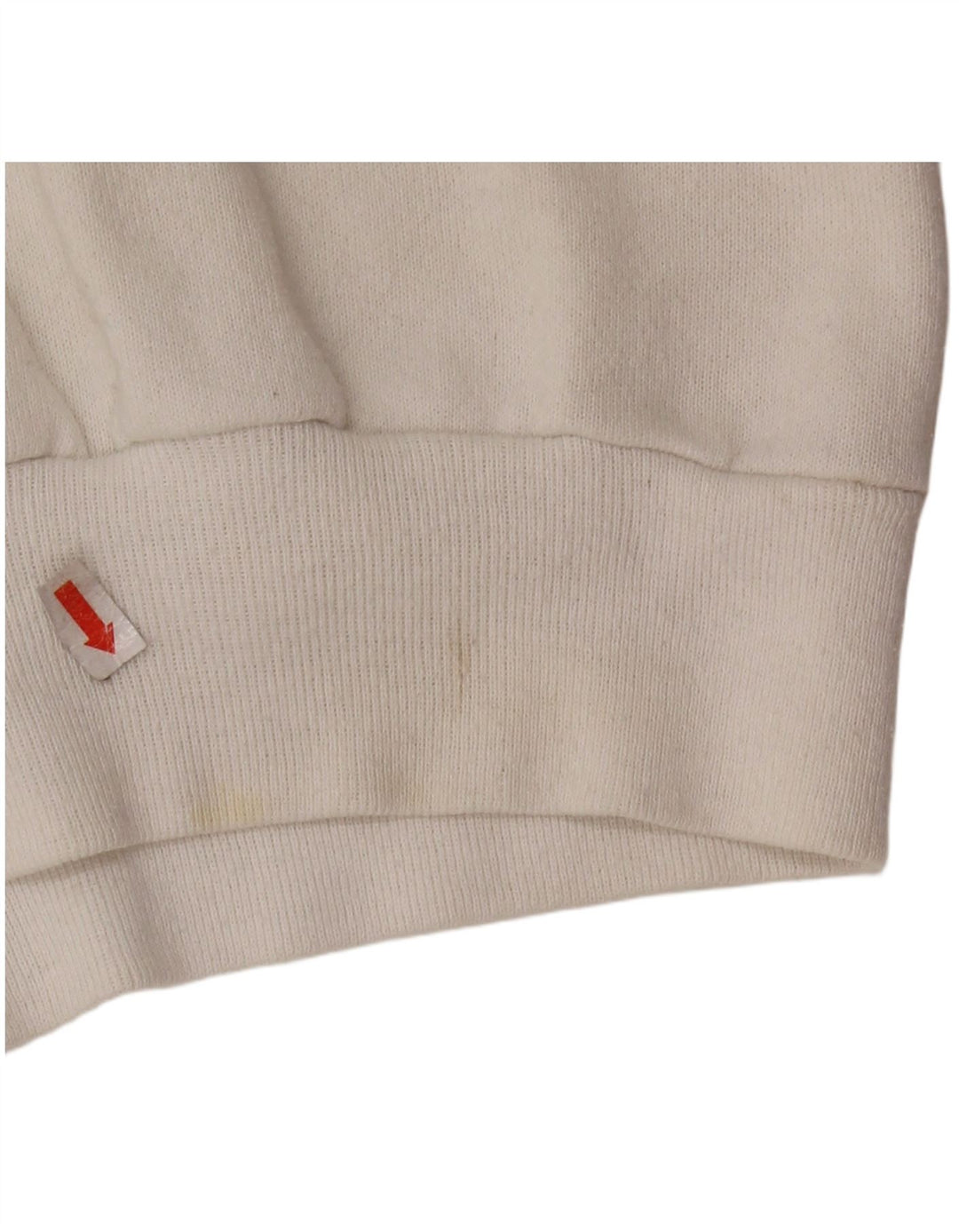 TULTEX Felpa grafica da donna Maglione UK 16 Grande cotone bianco