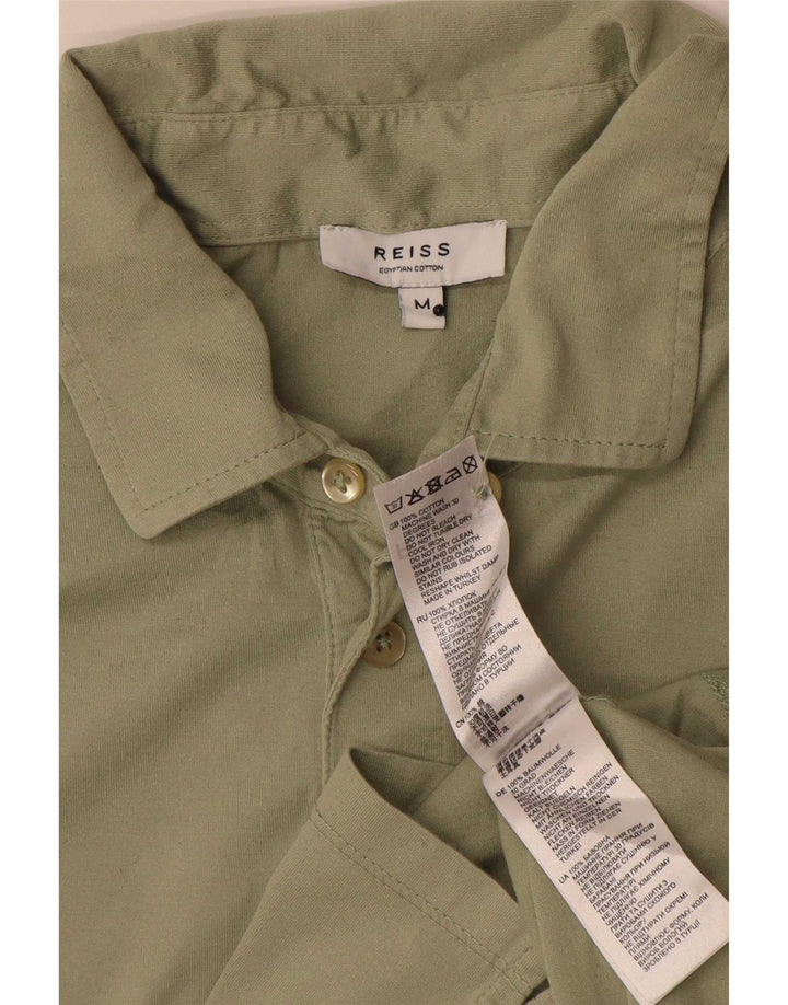 Polo da uomo Reiss in cotone kaki medio