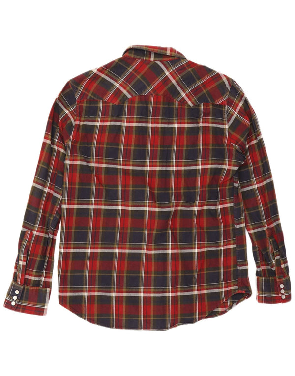 Camicia in flanella da uomo Levi's a quadri rossi grandi