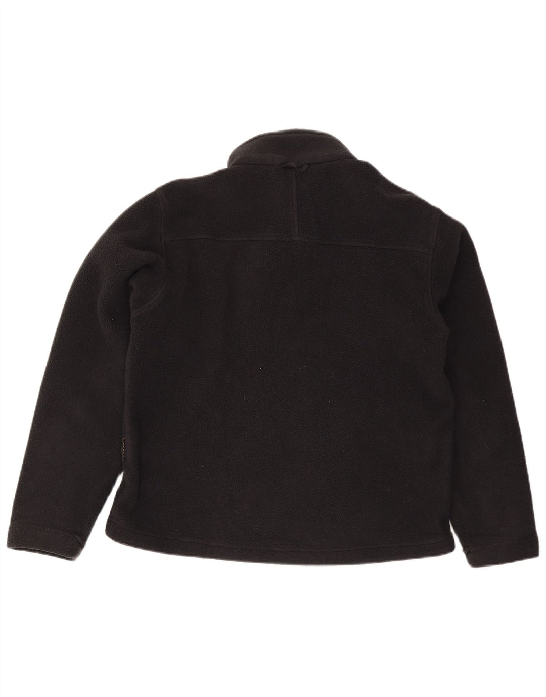 Giacca in pile foderata da donna Jack Wolfskin UK 14 grande poliestere nero