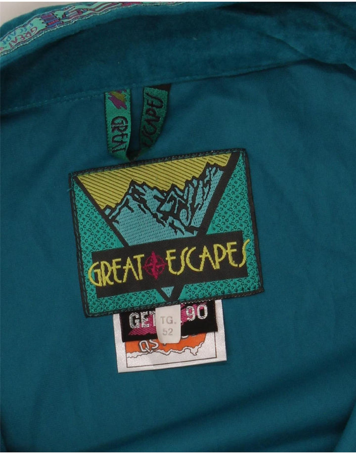 Giacca da ginnastica da uomo Great Escapes IT 52 Large Turchese