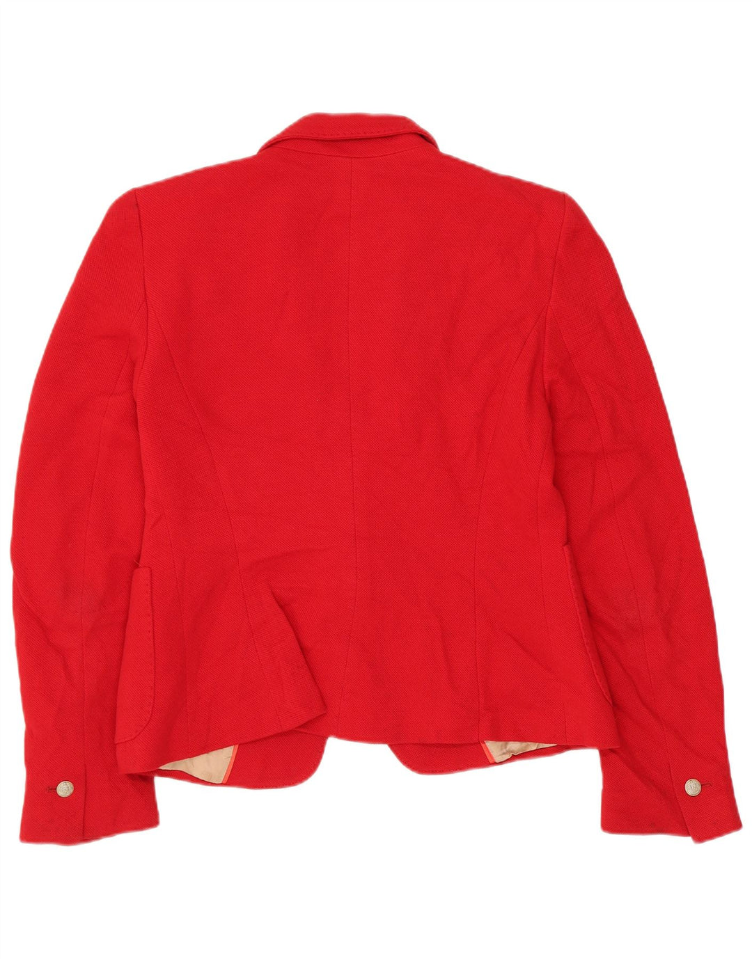 Giacca blazer a 1 bottone da donna Zara UK 10 piccola rossa