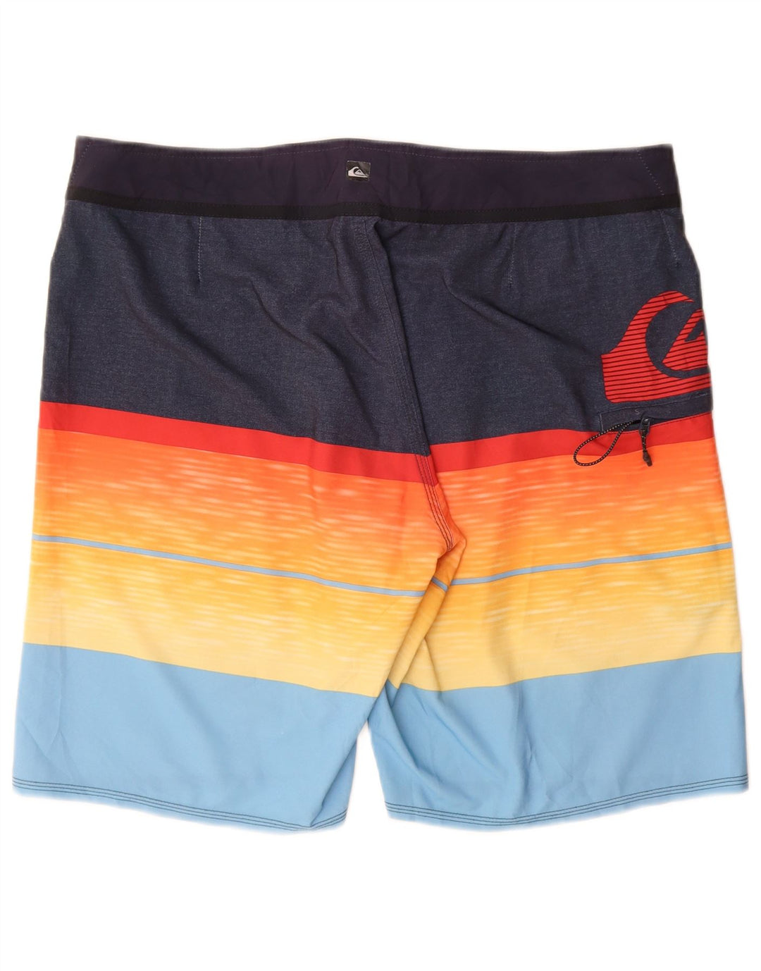 Pantaloncini da bagno grafici da uomo Quiksilver grandi color block multicolore