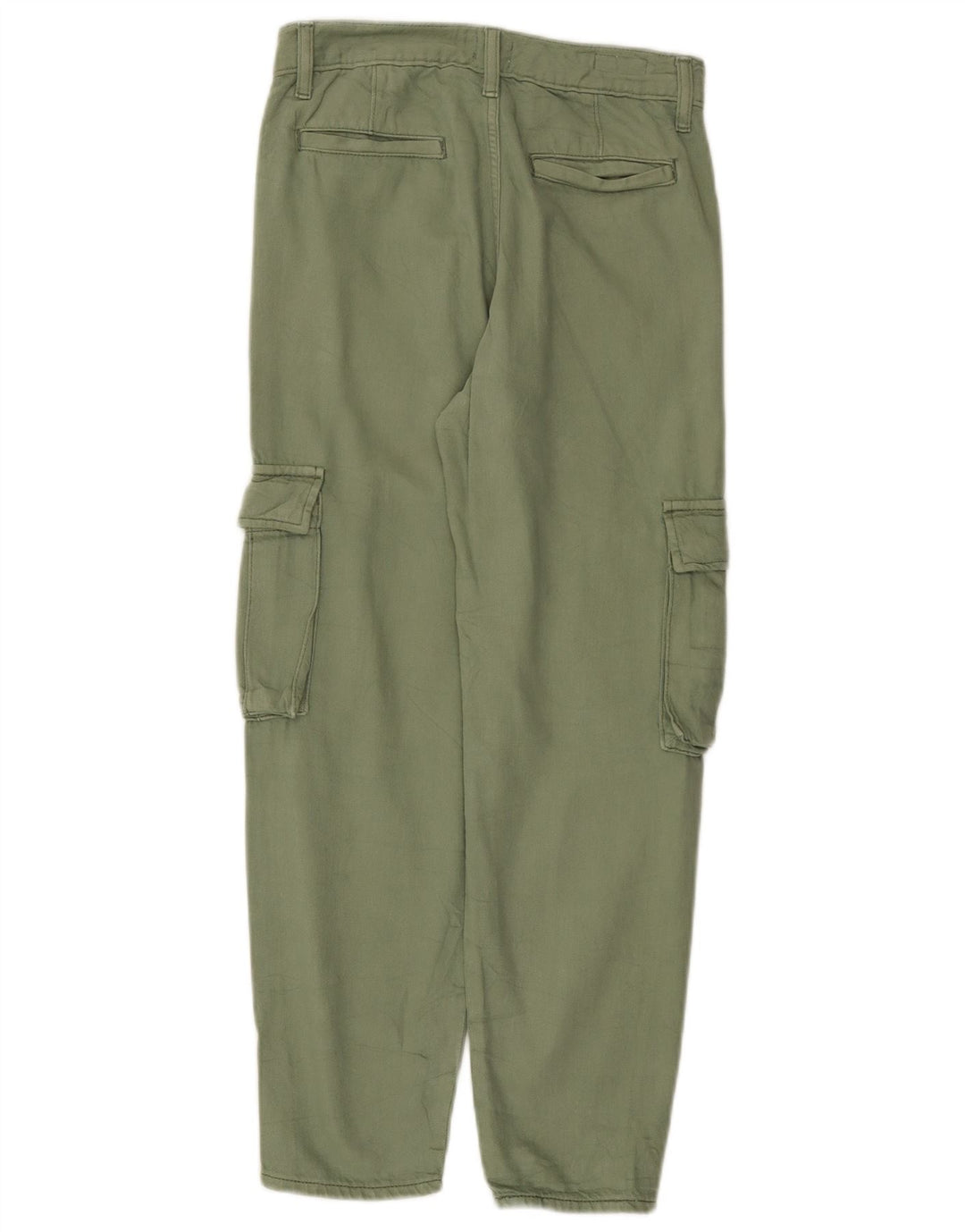 Pantaloni cargo dritti da donna Levi's W23 L26 cotone verde