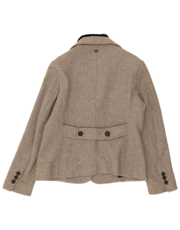 Giacca blazer da donna Marlboro Classics UK 16 Large Grigio Colorblock