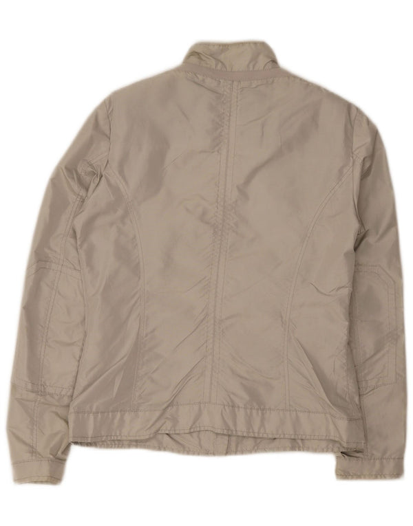 Giubbotto bomber da donna Geox UK 10 piccolo poliestere grigio