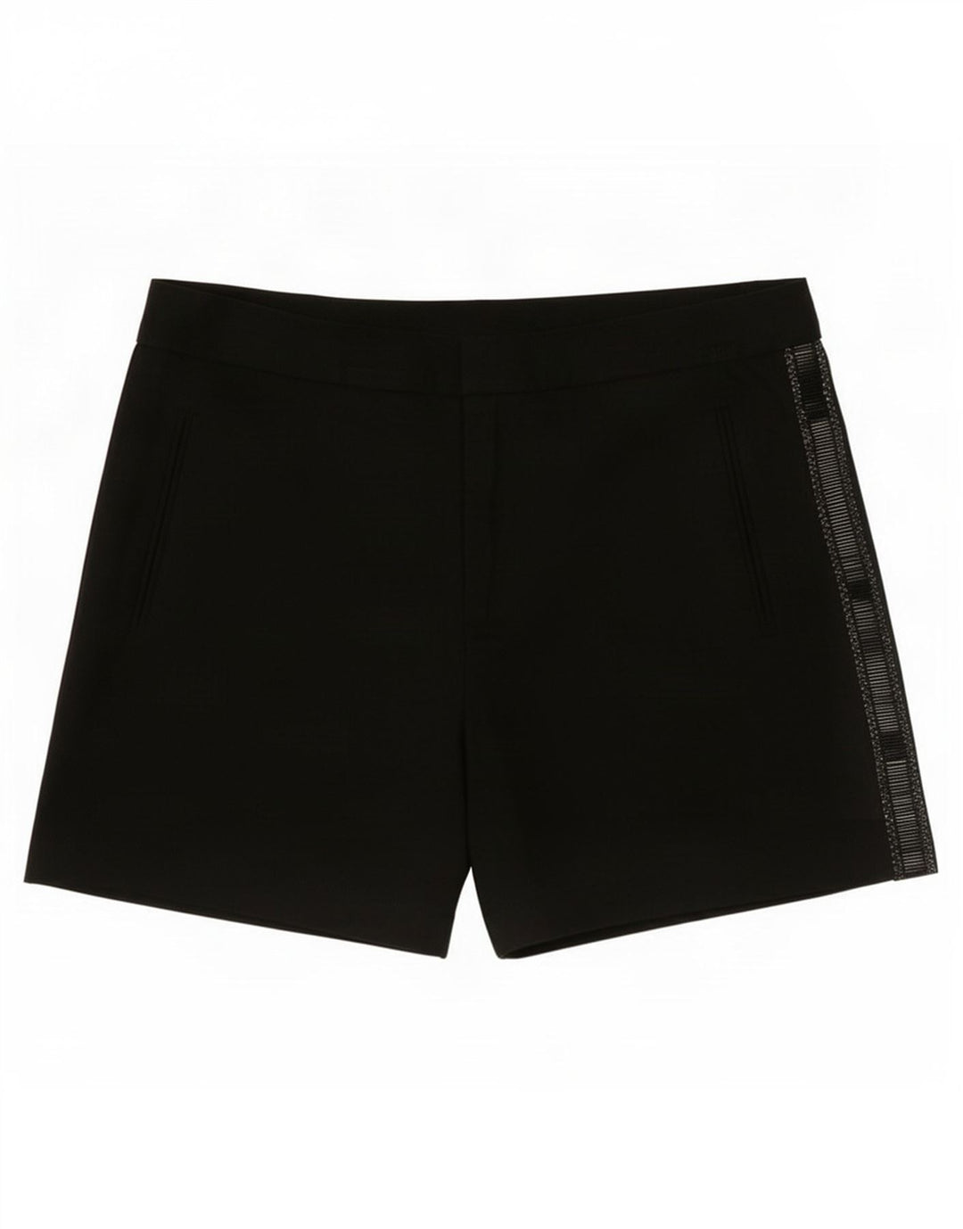 Pantaloncini casual a vita alta da donna Zara medi W28 poliestere nero