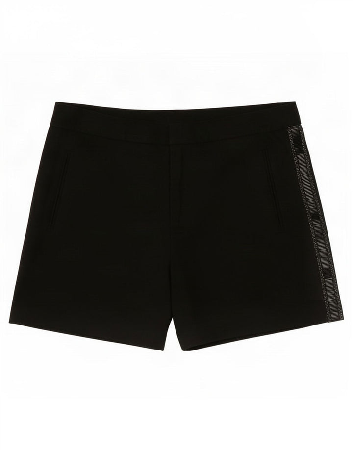 Pantaloncini casual a vita alta da donna Zara medi W28 poliestere nero