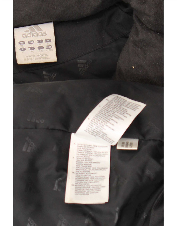 Giacca imbottita da uomo Adidas UK 42 XL poliestere nero