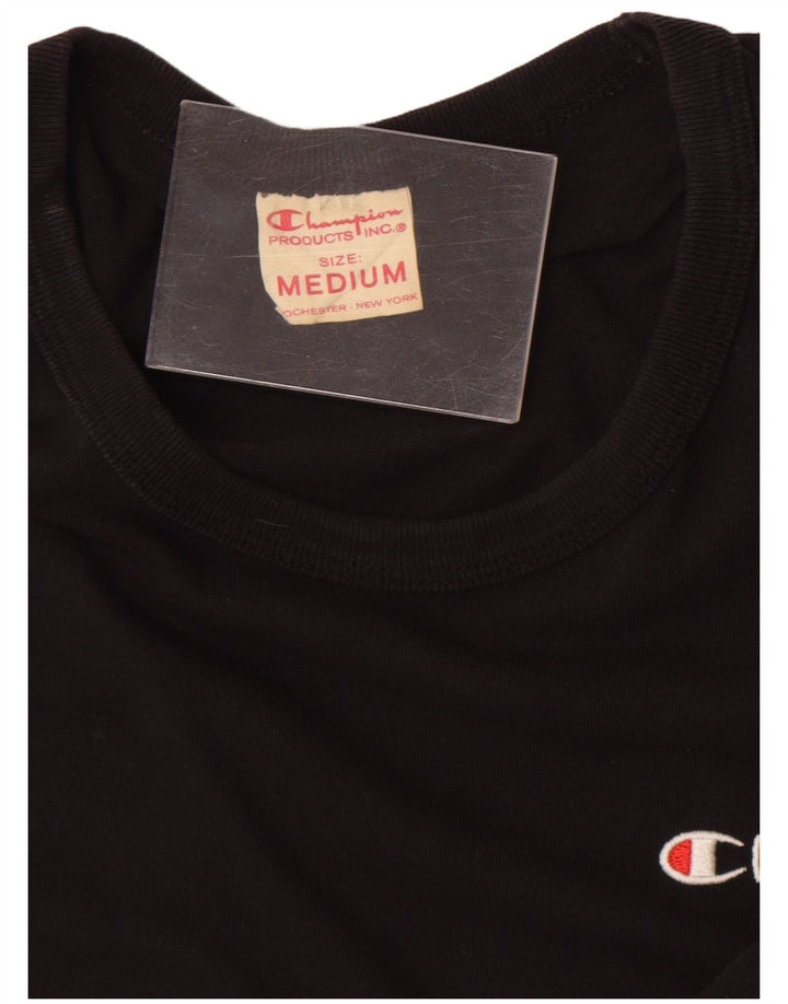 T-shirt da uomo Champion Top media nera