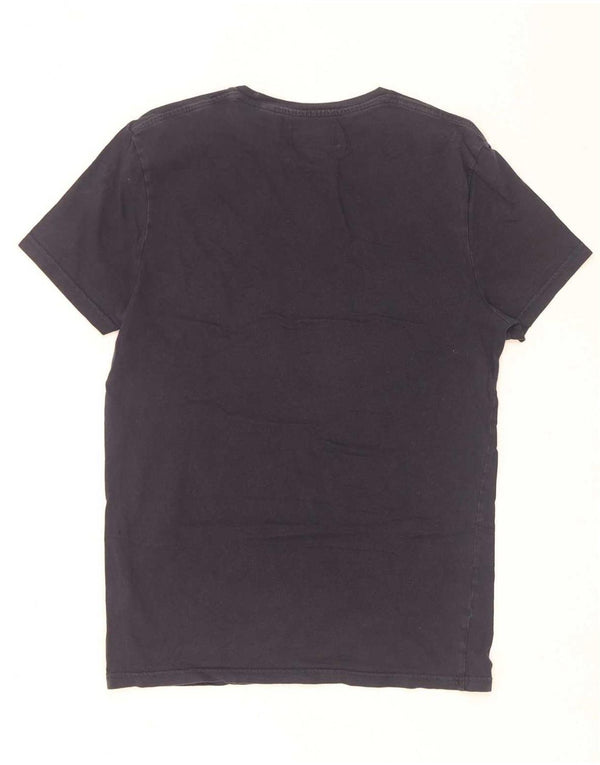 T-shirt grafica da uomo Jack Wills Top XS in cotone blu navy