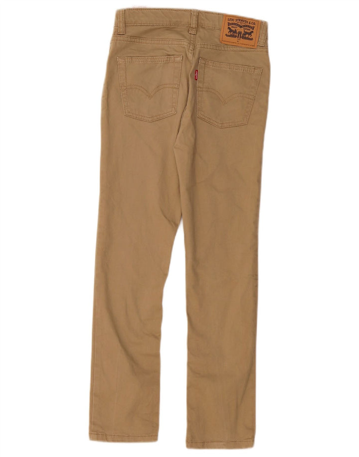 LEVI'S Ragazzi 510 Pantaloni skinny casual 7-8 anni W24 L23 Cotone beige