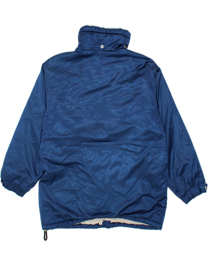 BELFE & BELFE Womens Oversized Rain Jacket UK 12 Medium Navy Blue Vintage Belfe & Belfe and Second-Hand Belfe & Belfe from Messina Hembry 