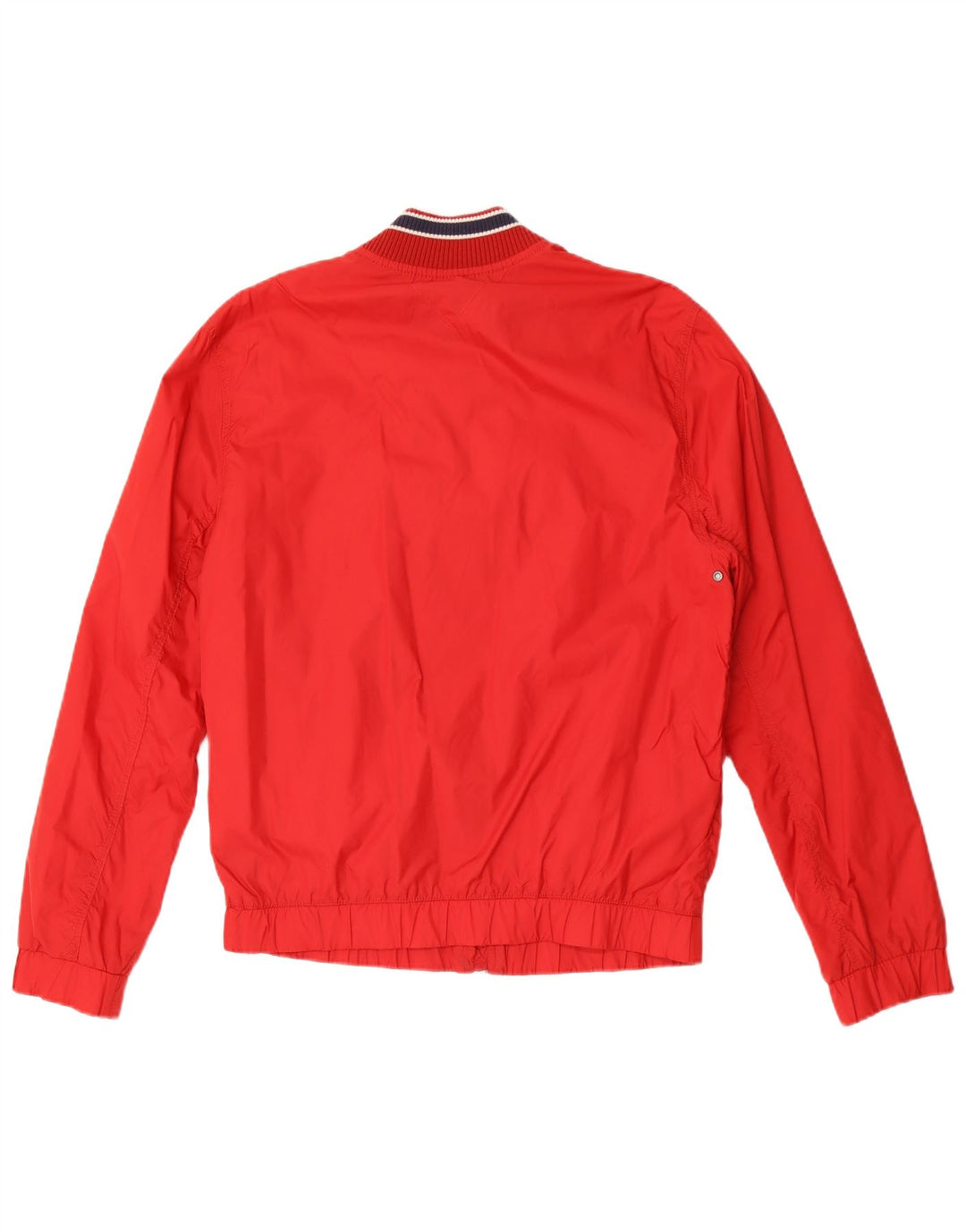 Giubbotto bomber da uomo Tommy Hilfiger UK 38 nylon a righe rosse medie