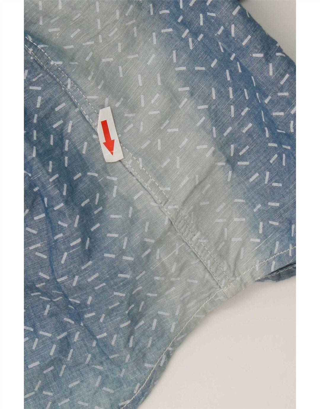 Camicia da uomo G-Star XL Lino maculato blu