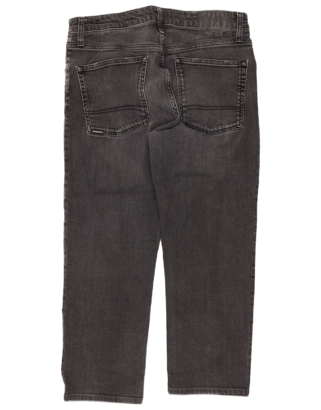 Jeans corti da uomo Superdry W34 L24 cotone nero