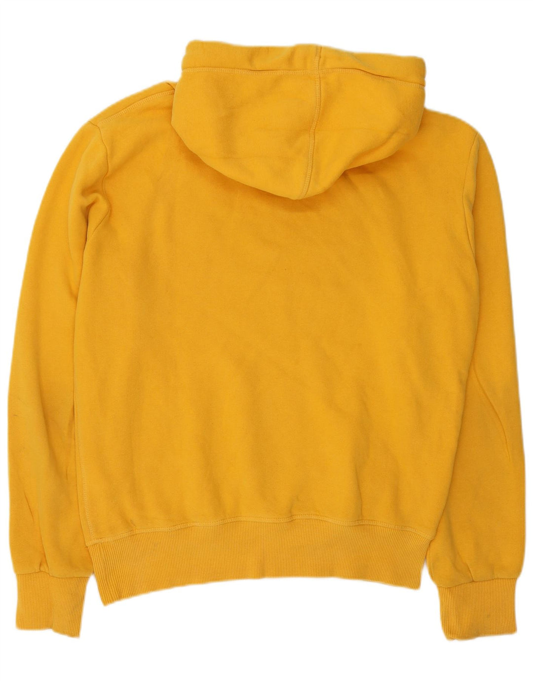 Maglione con cappuccio grafico da uomo Superdry in cotone giallo medio