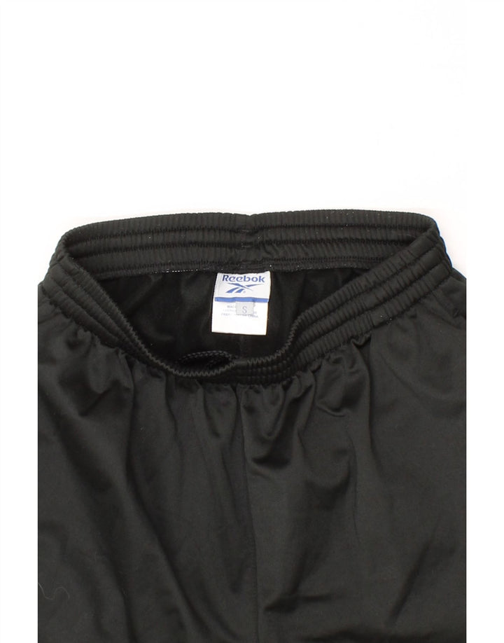 REEBOK Mens Tracksuit Trousers Small Black Polyester Vintage Reebok and Second-Hand Reebok from Messina Hembry 