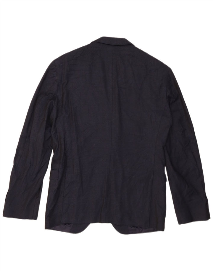 Giacca blazer da uomo a 2 bottoni Hugo Boss EU 46 Small Blu Navy