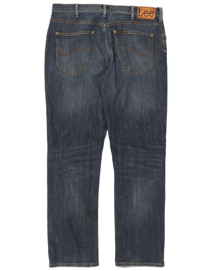 Jeans dritti da uomo Lee Brooklyn W36 L30 cotone blu