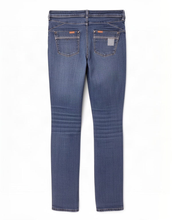 Marks & Spencer Jeans da donna Per Una Slim UK 12 Medium W32 L30 Cotone blu