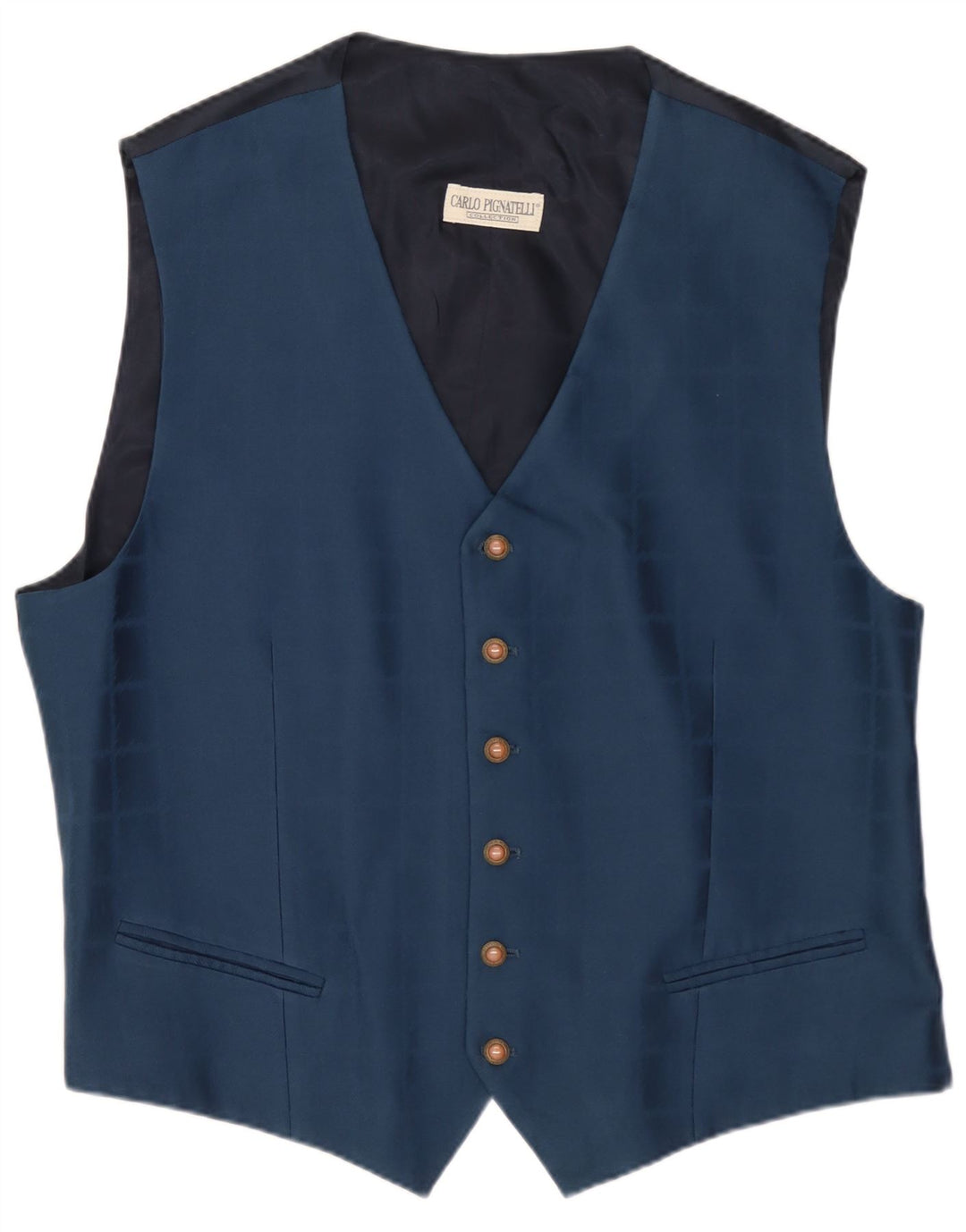 Carlo Pignatelli Completo da Uomo 2 Pezzi IT 56 3XL Blu Seta