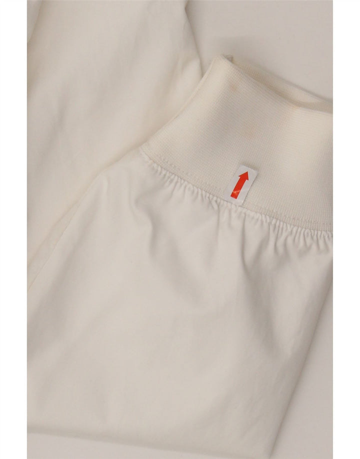 Giubbotto bomber con cappuccio da uomo Nike UK 36 piccolo poliestere color block bianco