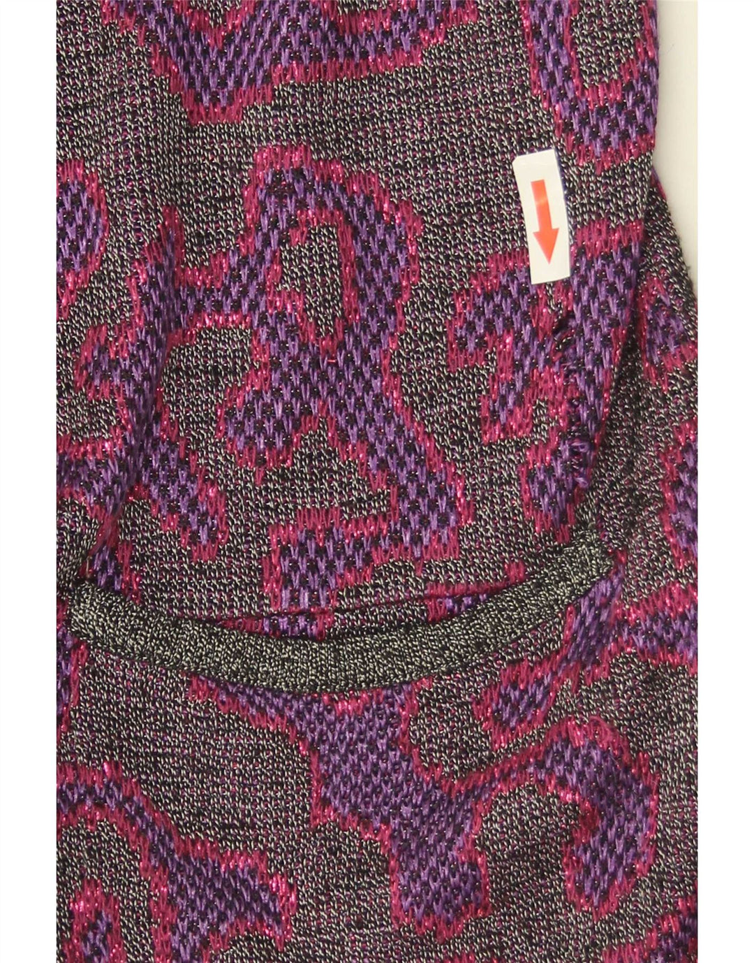 Maglione cardigan da donna con motivo astratto Di Bari IT 40 piccolo viola