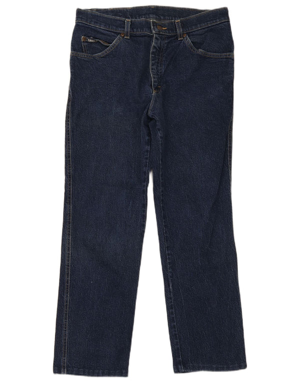 Jeans dritti da uomo Lee W32 L28 Blu navy