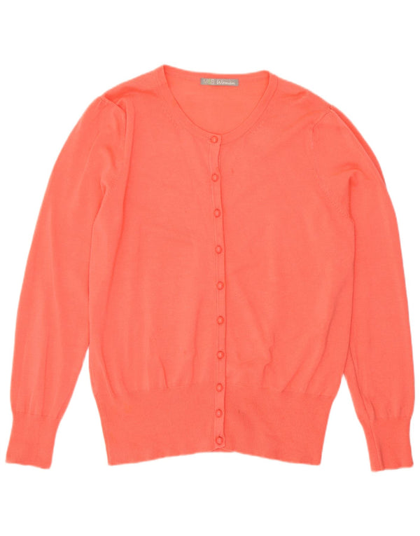 Maglione cardigan da donna Marks & Spencer UK 10 piccolo rosa