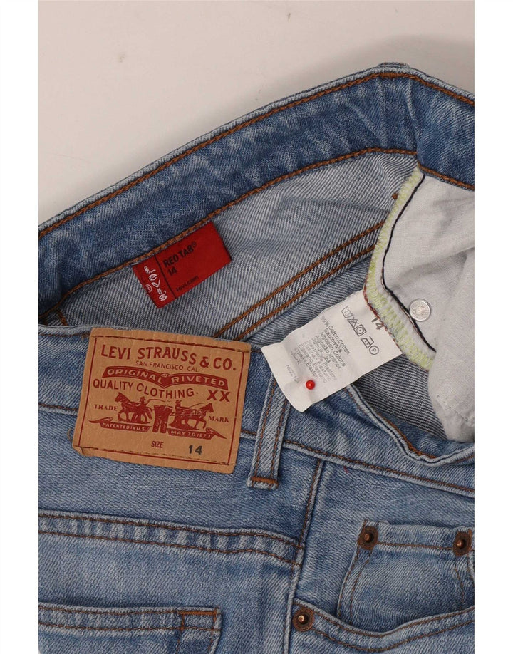Jeans dritti per ragazzi Levi's 13-14 anni W28 L30 cotone blu