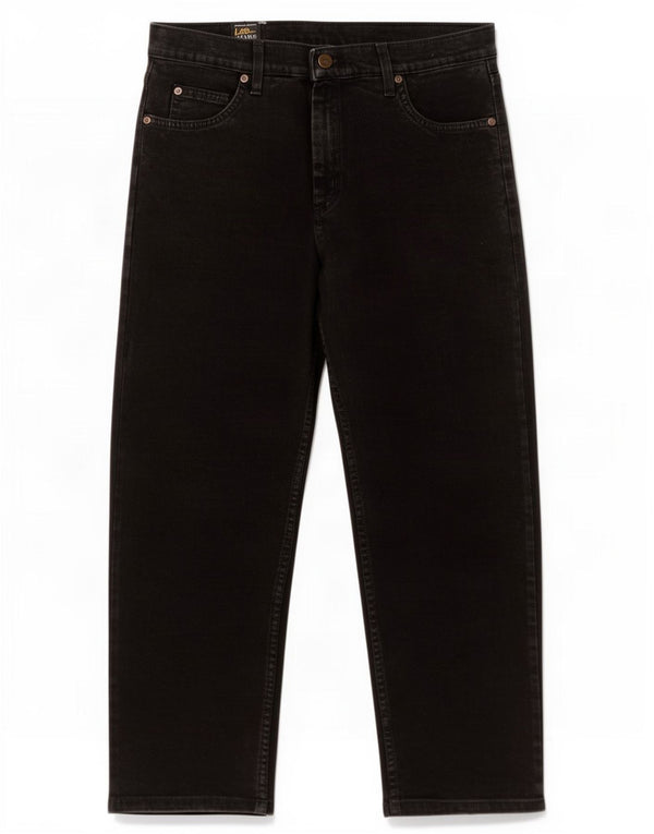 Jeans dritti Lee Brooklyn da uomo W33 L28 cotone nero