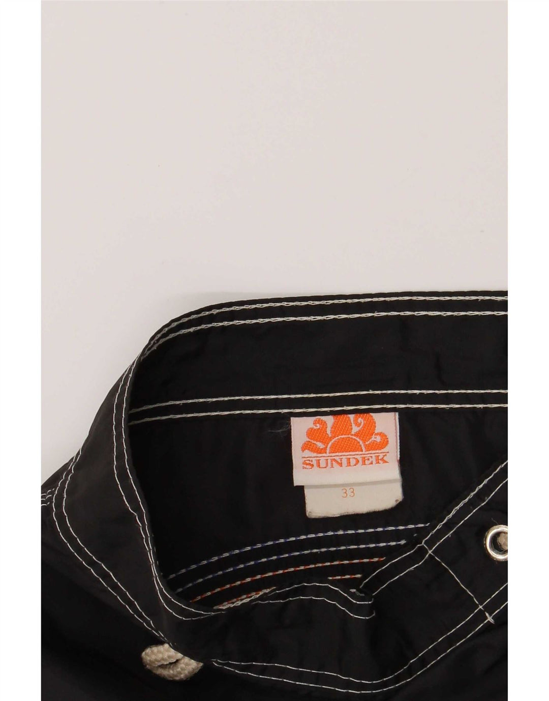 Pantaloncini da bagno da uomo Sundek nylon nero medio