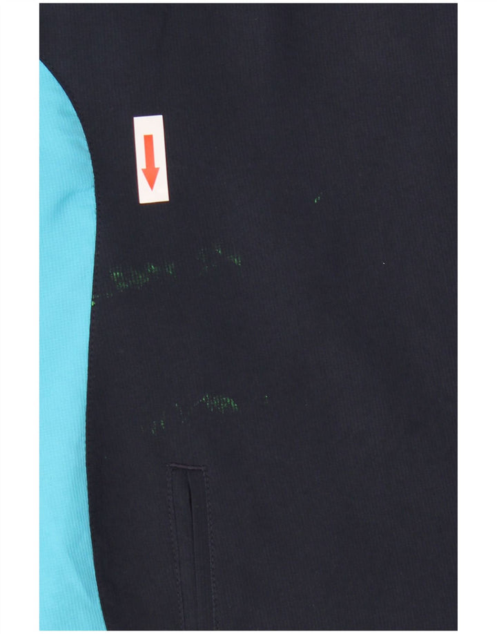 Giacca da uomo Adidas Climalite Top Jacket Large Blu Navy Colourblock
