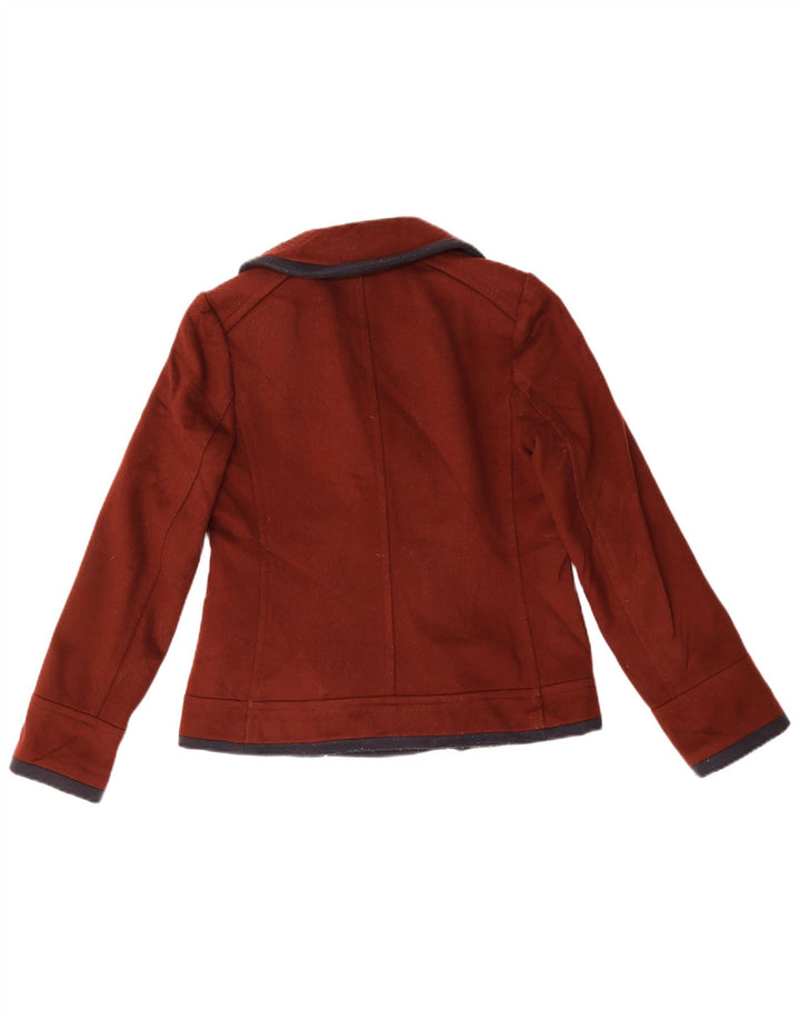 Cappotto da marinaio oversize da donna J. Crew US 2 XS Lana marrone