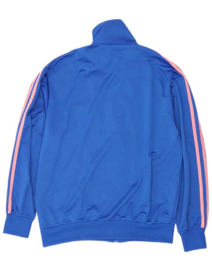 Giacca da tuta da donna Adidas UK 12/14 Poliestere blu medio