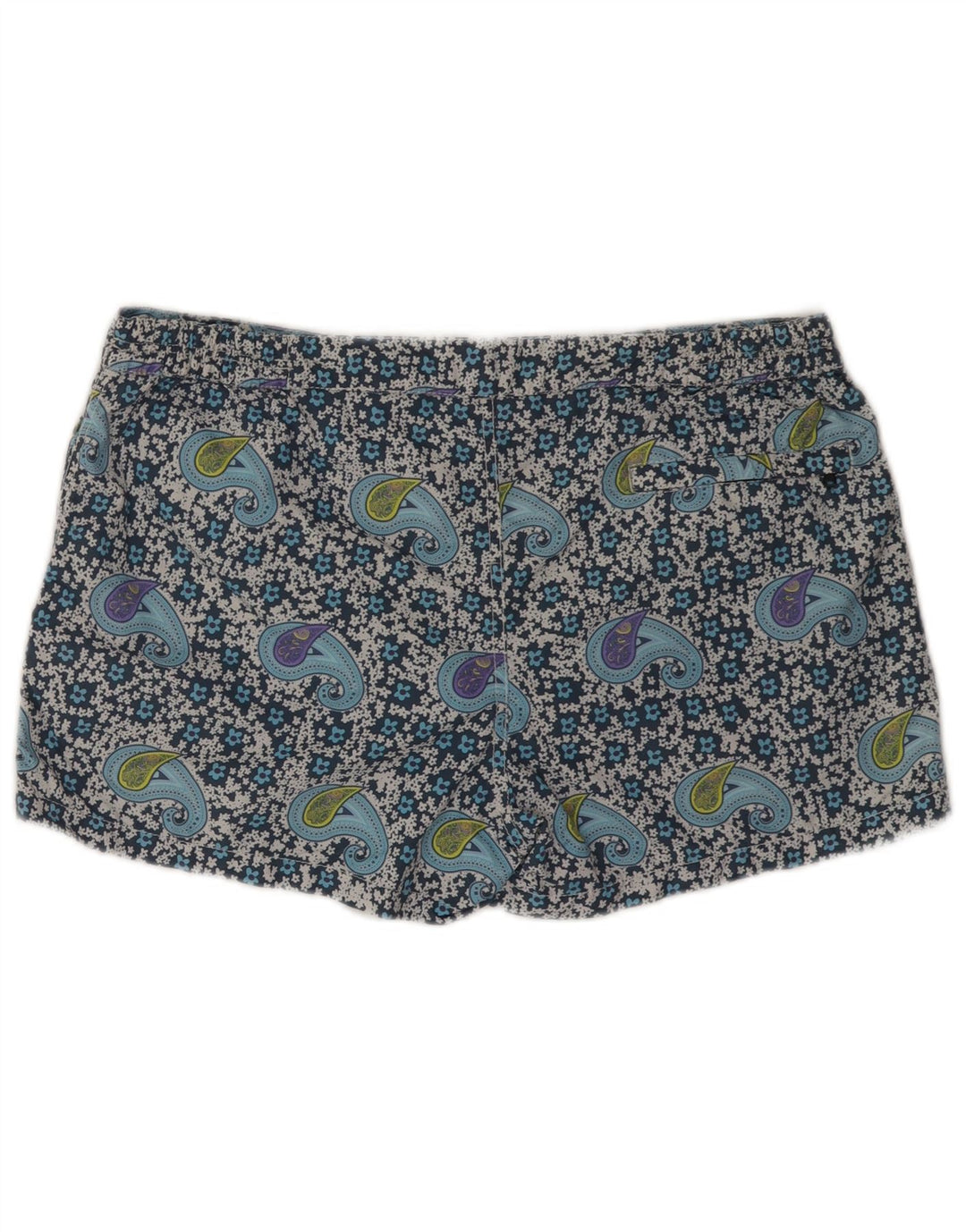 Pantaloncini da bagno uomo MC2 SAINT BARTH Large blu Paisley in poliammide
