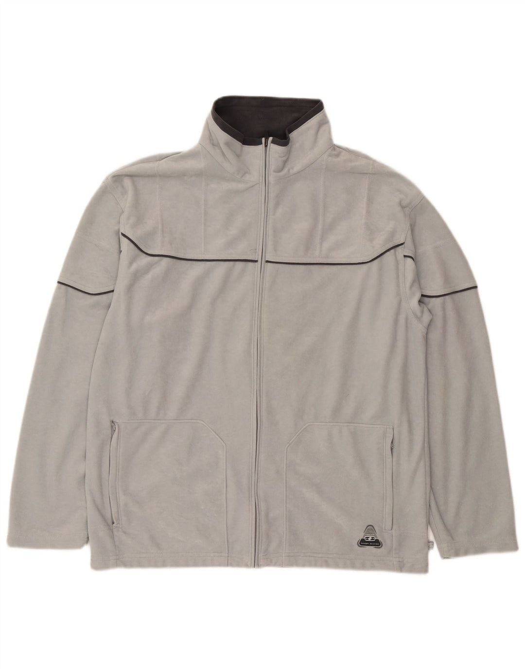 Giacca da tuta da uomo Lotto UK 42/44 XL Poliestere grigio